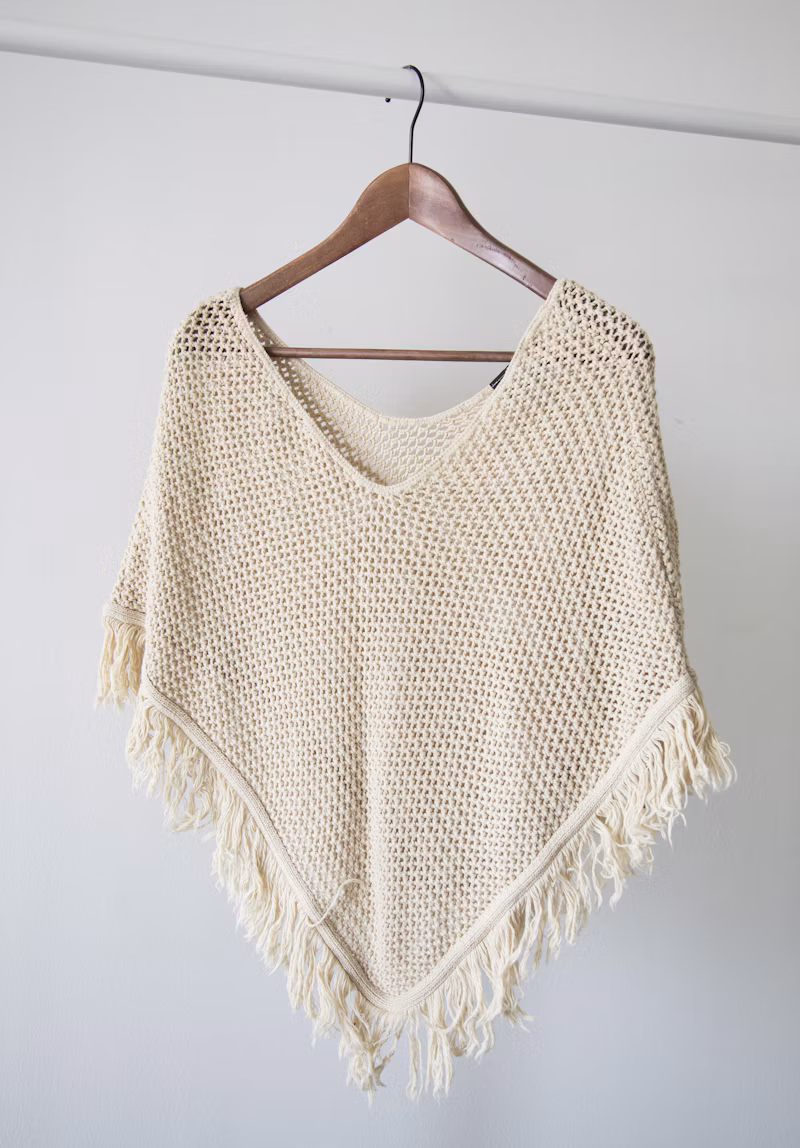 Cropped Bege Estampado